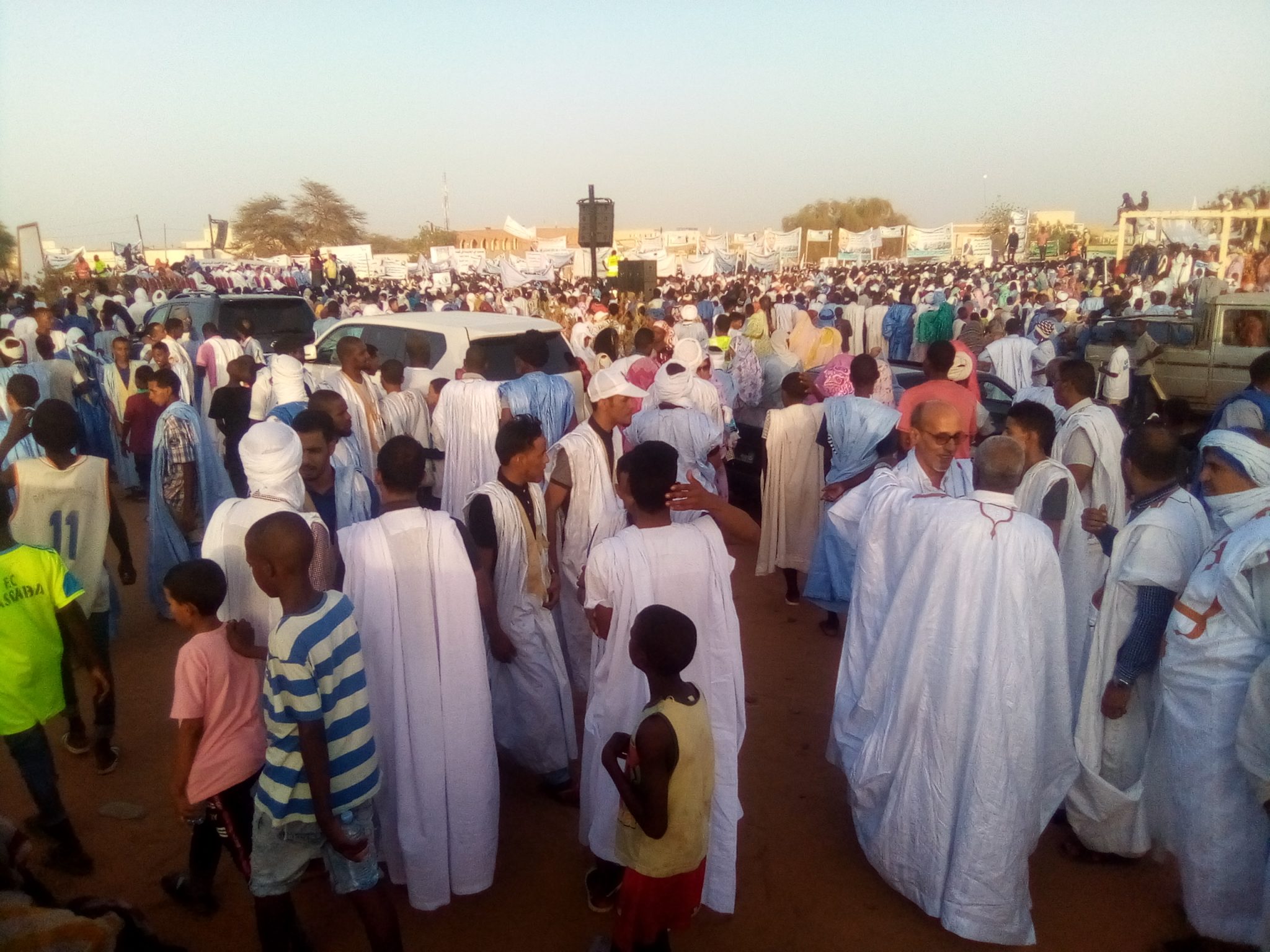 صورة كيفه : صور أولية لمهرجان ولد الغزواني هذا المساء بكيفه